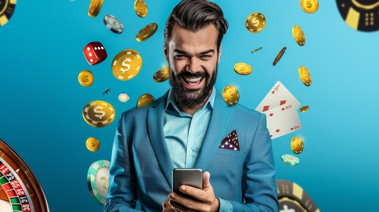 Antarmuka aplikasi mobile emas55 menampilkan meja live dealer dan menu navigasi